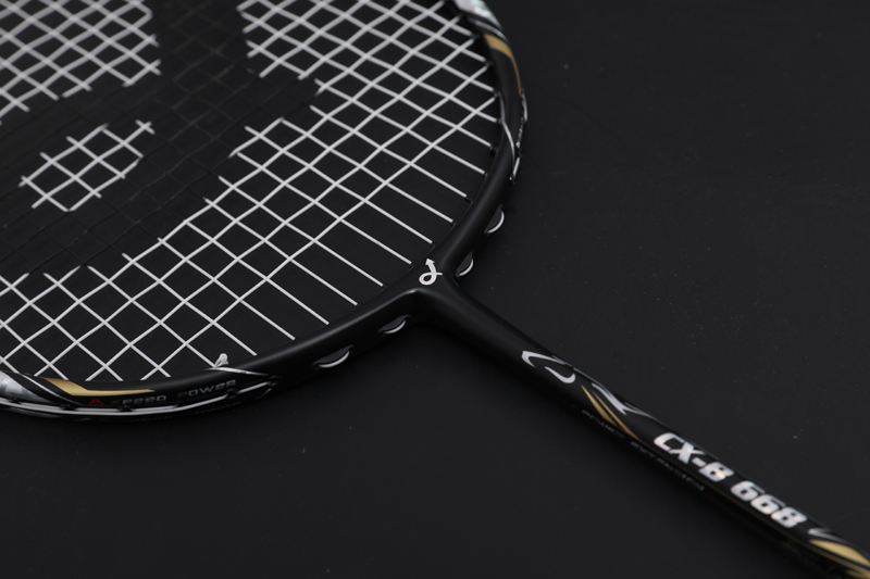 Premium Carbon Badmintonracket CX-B668 Sort